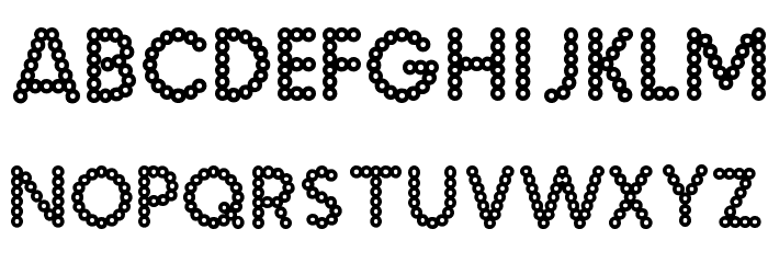 Malache Crunch Font LOWERCASE