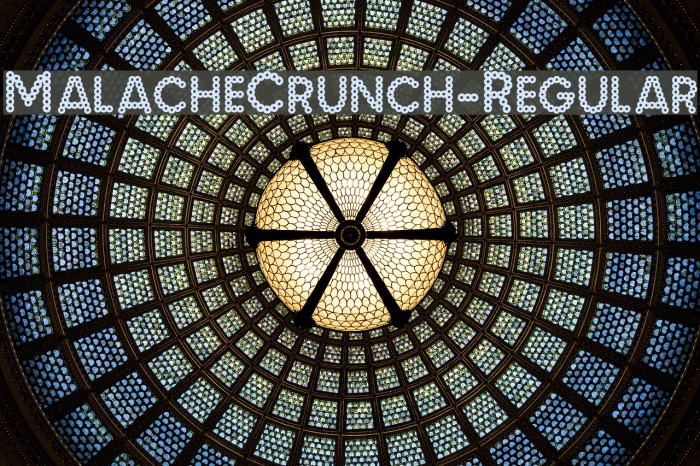 MalacheCrunch-Regular Font examples