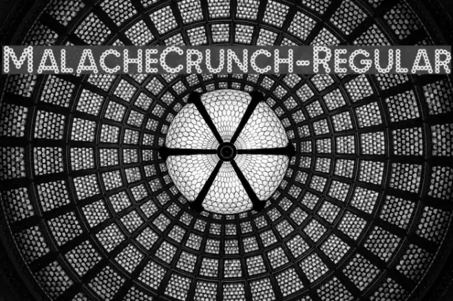MalacheCrunch-Regular Font examples