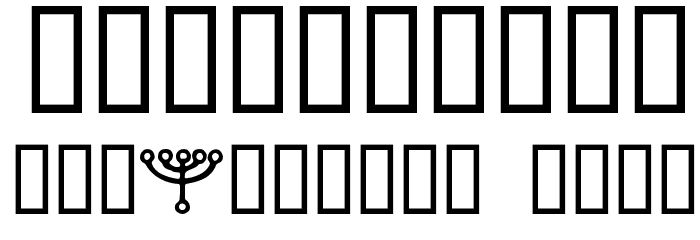 Malachim Font OTHER CHARS