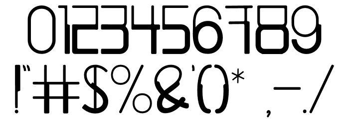 Malachite Font OTHER CHARS