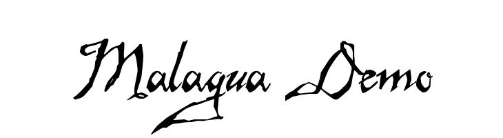 Malagua Demo Font