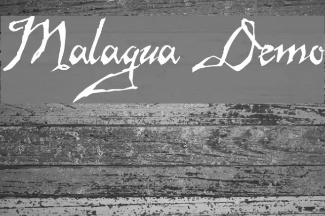 Malagua Demo خط examples