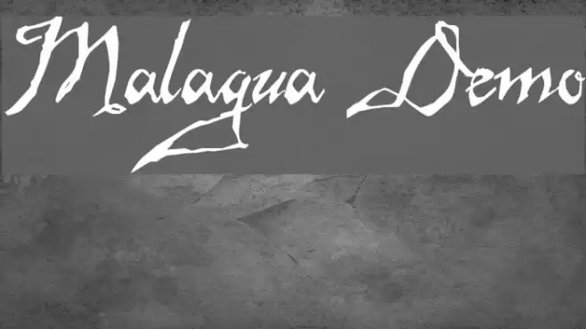 Malagua Demo خط examples