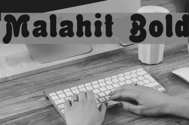 Malahit Bold Font examples