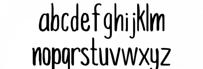 Malam Caratteri MINUSCOLO