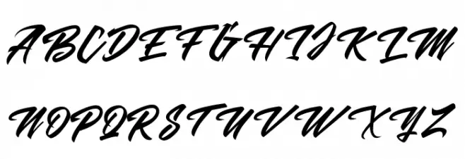 Malanaya Script Polices MAJUSCULES