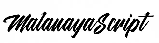 MalanayaScript  font caratteri gratis
