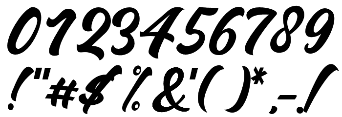 MalanayaScript Font OTHER CHARS