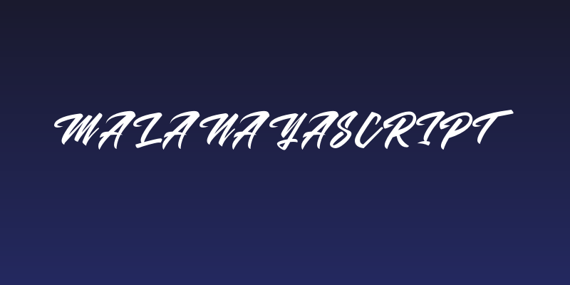 MalanayaScript Social Header