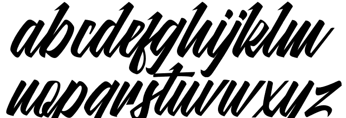 MalanayaScript Font LOWERCASE