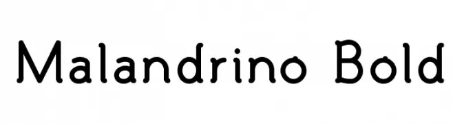 Malandrino Bold  Free Fonts Download