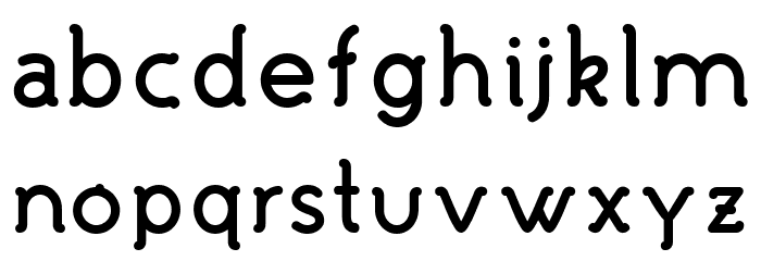 Malandrino Bold Font LOWERCASE