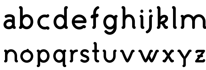Malandrino Bold Font LOWERCASE