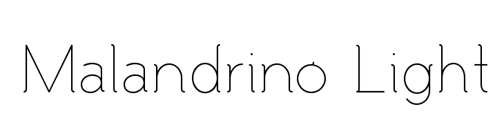 Malandrino Light Caratteri