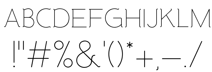 Malandrino Light Font OTHER CHARS