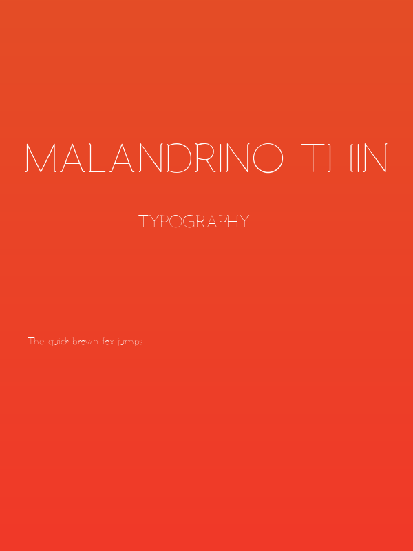 Malandrino Thin Poster