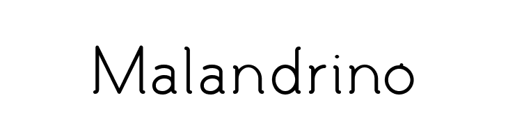 Malandrino  font caratteri gratis