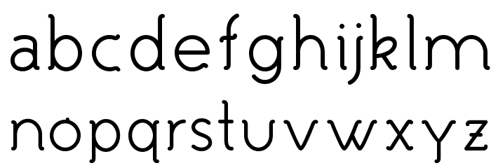 Malandrino Font LOWERCASE