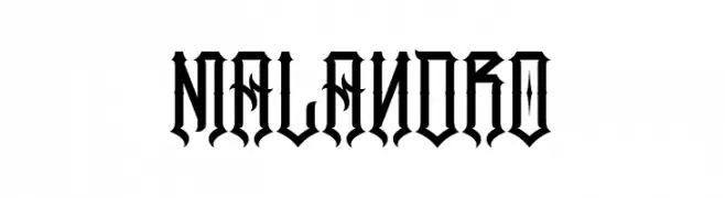 Malandro  font caratteri gratis