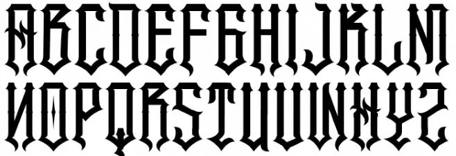 Malandro Font Litere mari