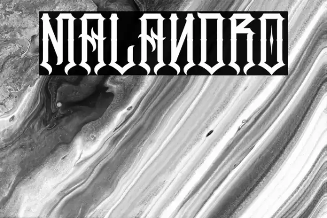 Malandro Font examples