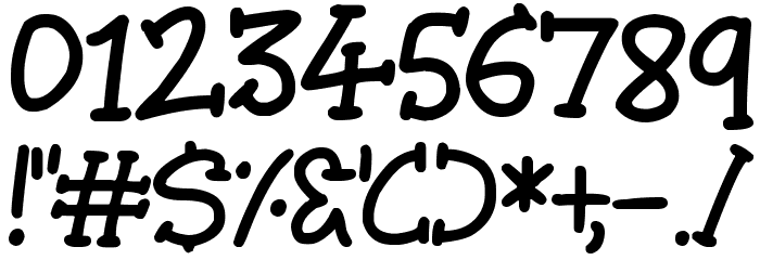 Malarky Font OTHER CHARS