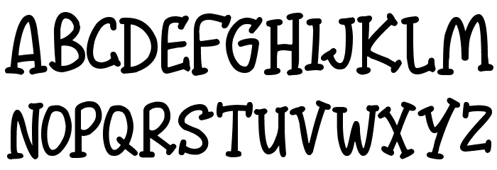 Malarky Font LOWERCASE