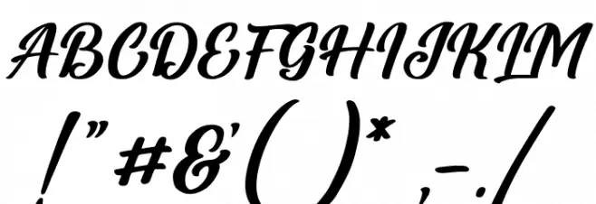 Malatan DEMO Font OTHER CHARS