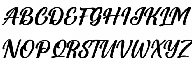 Malatan DEMO Font Litere mari