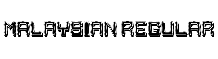 Malaysian Regular  Fuentes Gratis Descargar