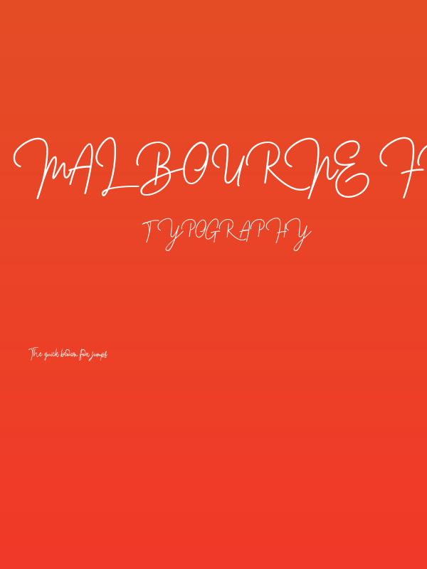 Malbourne FREE Poster