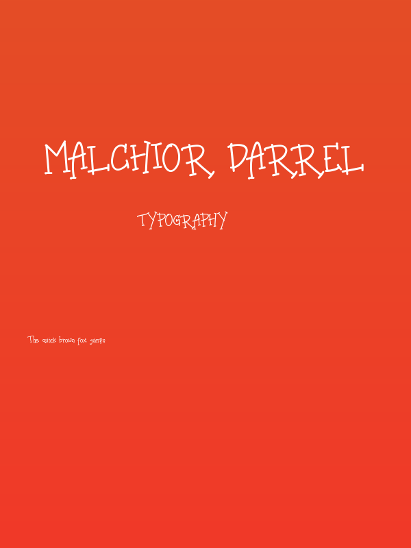Malchior Darrel Poster