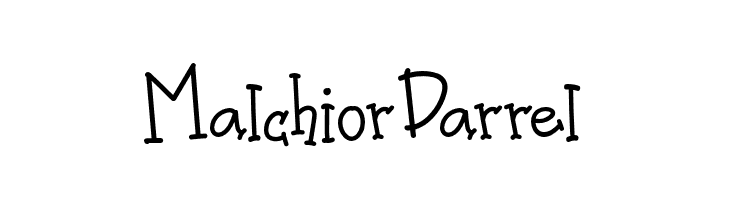MalchiorDarrel Schriftart