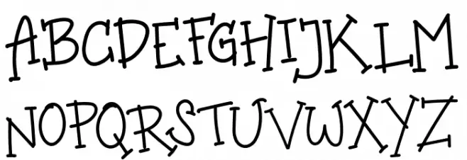 MalchiorDarrel Font Litere mari
