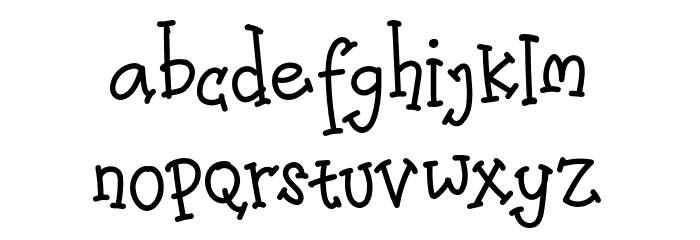 MalchiorDarrel Font LOWERCASE
