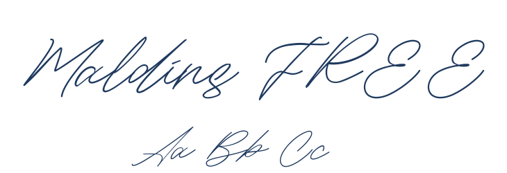 Maldins FREE Font Preview