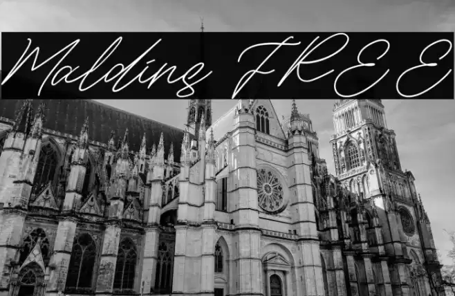 Maldins FREE फ़ॉन्ट examples