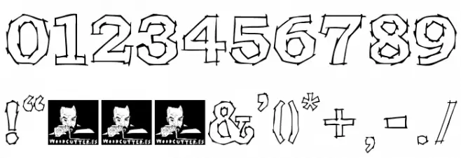 Maldita Comebolsas Font OTHER CHARS