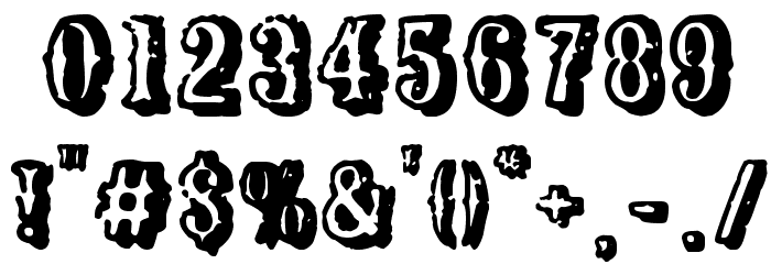 Maldito Gringo Font OTHER CHARS