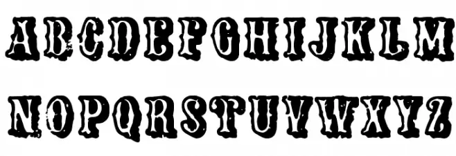 Maldito Gringo Шрифта ВЕРХНИЙ