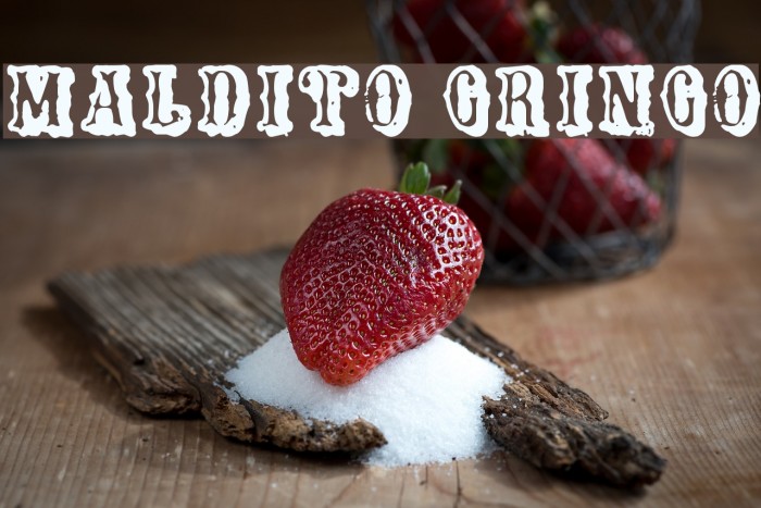 Maldito Gringo Font examples