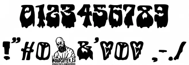 Malditos Hippies フォント その他の文字