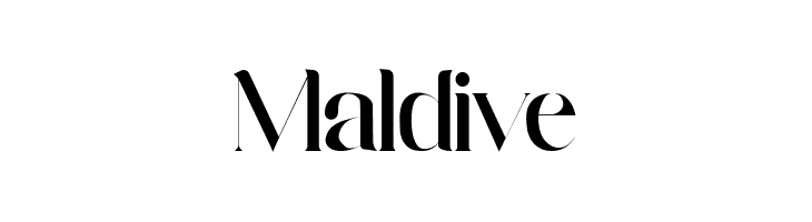 Maldive  Free Fonts Download