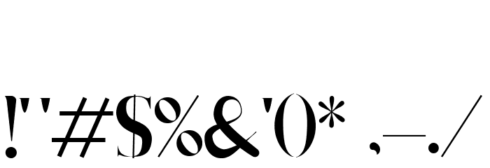 Maldive Font OTHER CHARS