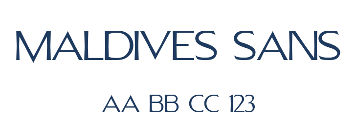 Maldives Sans Font Preview