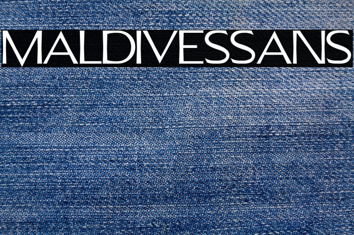 Maldives Sans Example 3