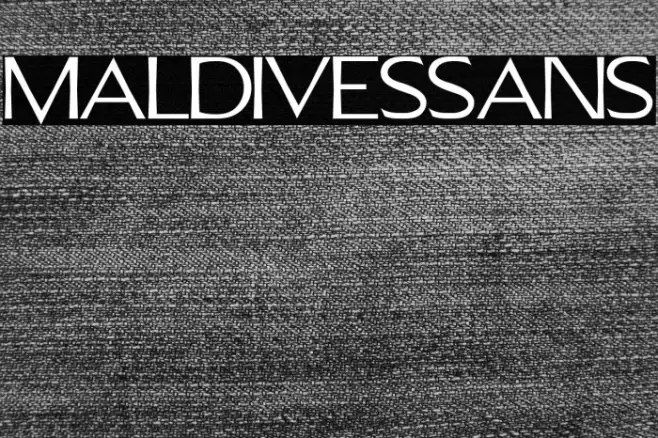 Maldives Sans Example 3