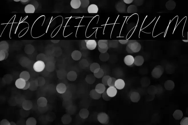 Maldives Signature Caratteri examples