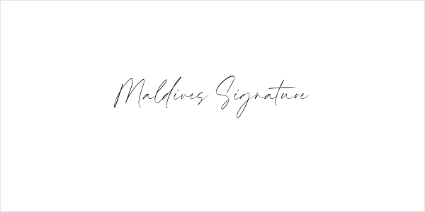 Maldives Signature Logo